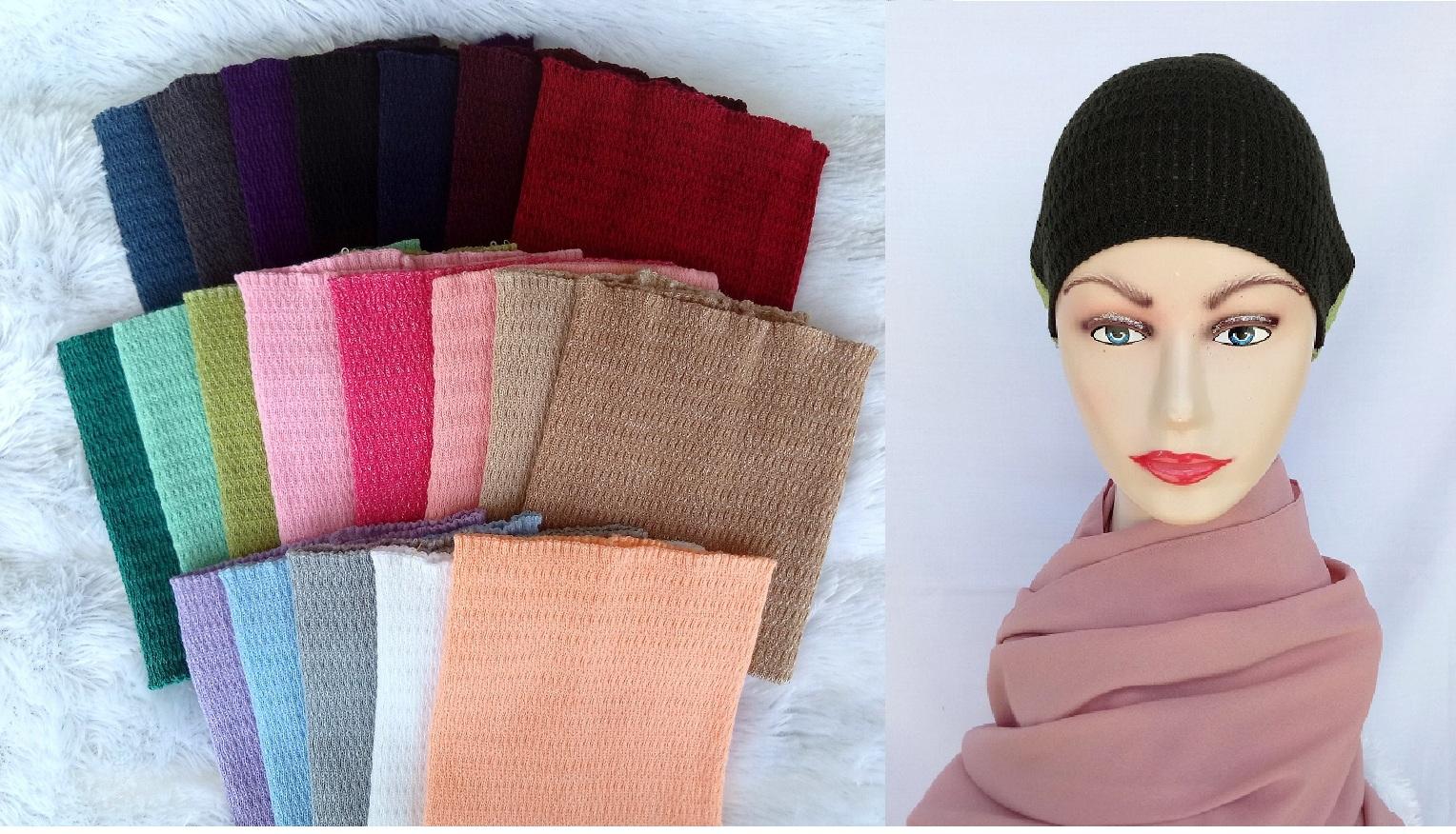 10pcs Bandana Ciput Inner Rajut Premium