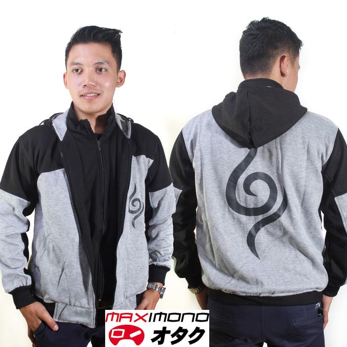 Harga Spesial!! Jaket Anime Double Zipper Anbu - Naruto Shippuden - ready stock