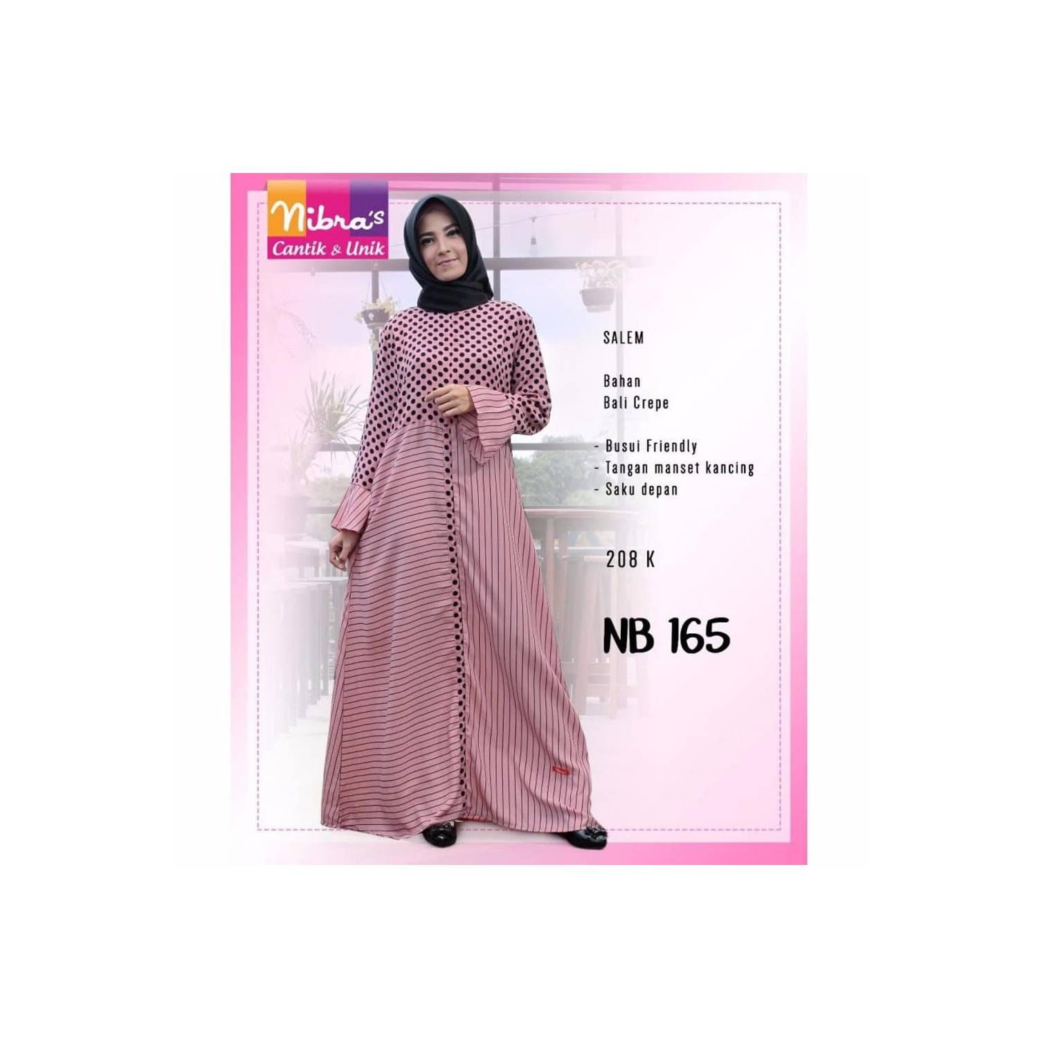 MURAH Gamis Polos Gamis Syari Baju Muslim Wanita Gamis Dewasa Nibras