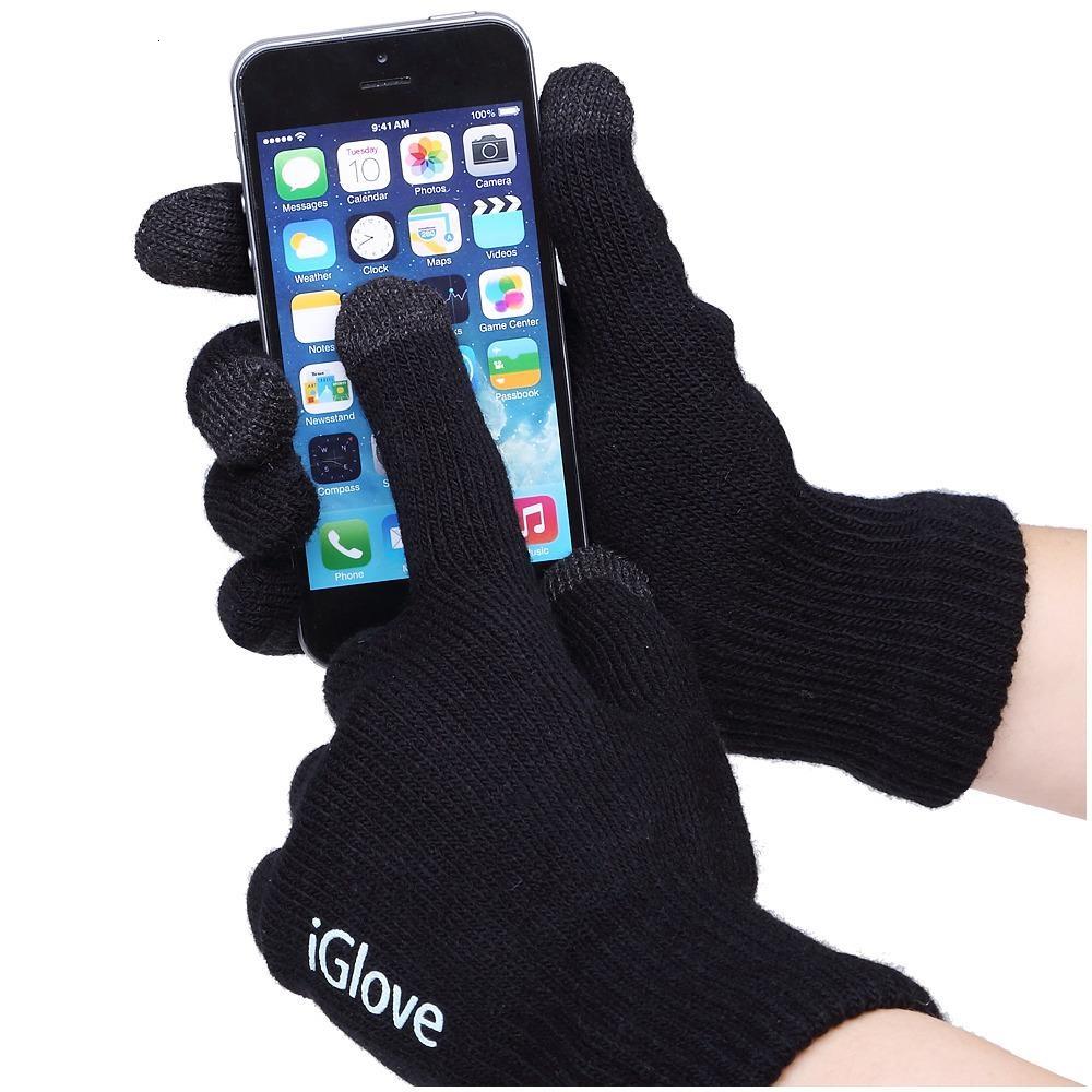 iGlove Sarung Tangan Touch Screen Untuk Smartphones Tablet iPhone Hp Handphone Android Touchscreen Gloves All Size Lembut Nyaman Dipakai Pengendara Motor Bikers Biker Pria Wanita Aman Anti Gores - Hitam