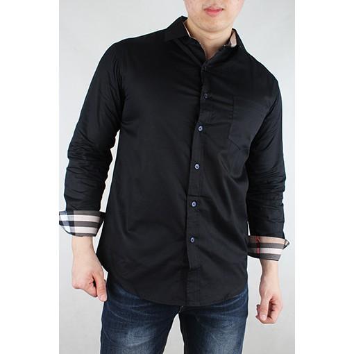 KEMEJA BURBERRY BRIT IMPOR CLASSIC BLACK EDITION PREMIUM REAL PIC -