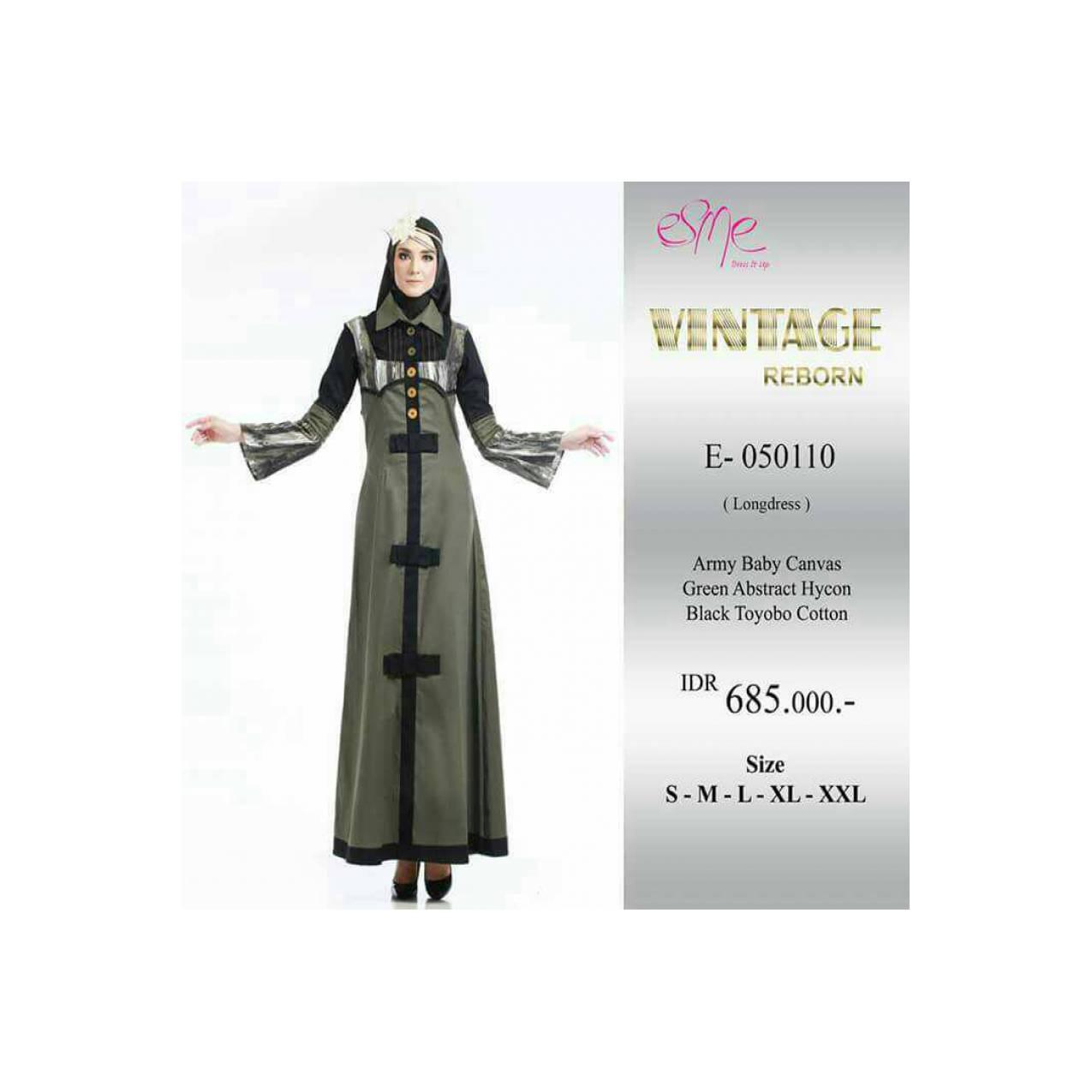 GAMIS / DRESS ESME VINTAGE REBORN E-050110