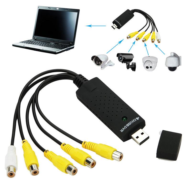 USB DVR CCTV 4 Line / Channel