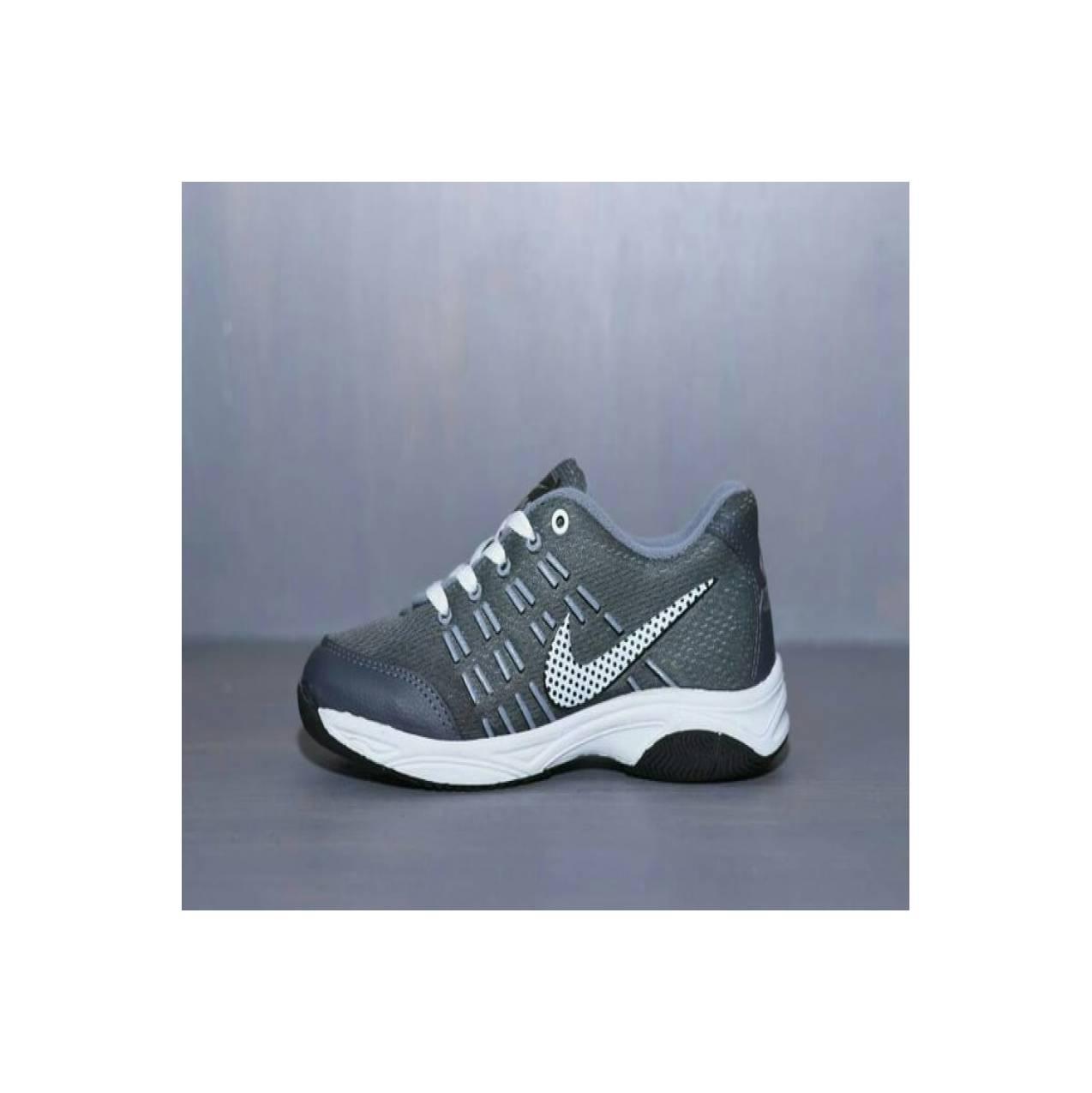 Sepatu Sport Nike Airmax 2016 Abu Abu / Olahraga Jogging Badminton