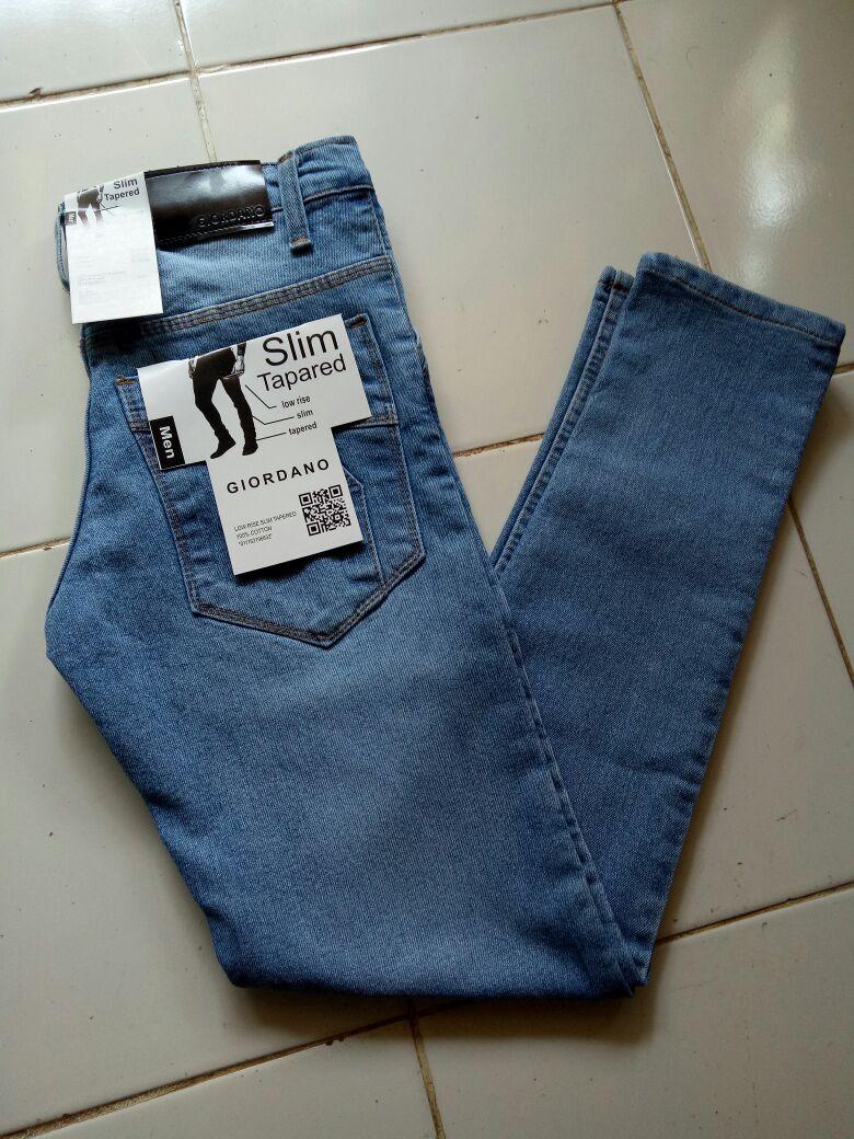 Celana Pria/Cowok Slimfit Skinny Jeans / Denim [Biru Blitz/Bioblitz/Biru Muda/Telor Asin] Celana Jeans Panjang North Siberian Official ink