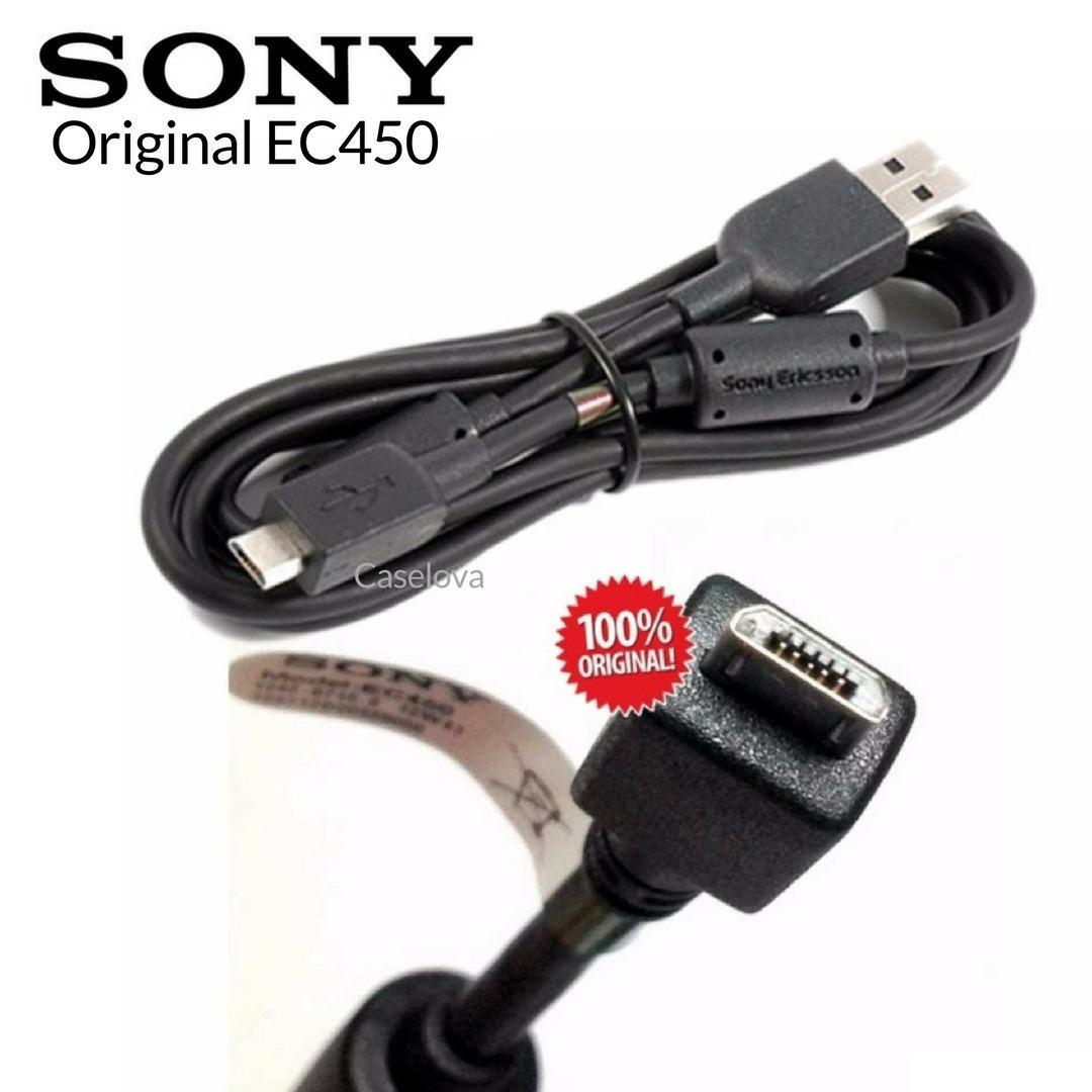 Sony Xperia Data Cable / Kabel Data Charger Sony Micro USB EC450 Original - Black