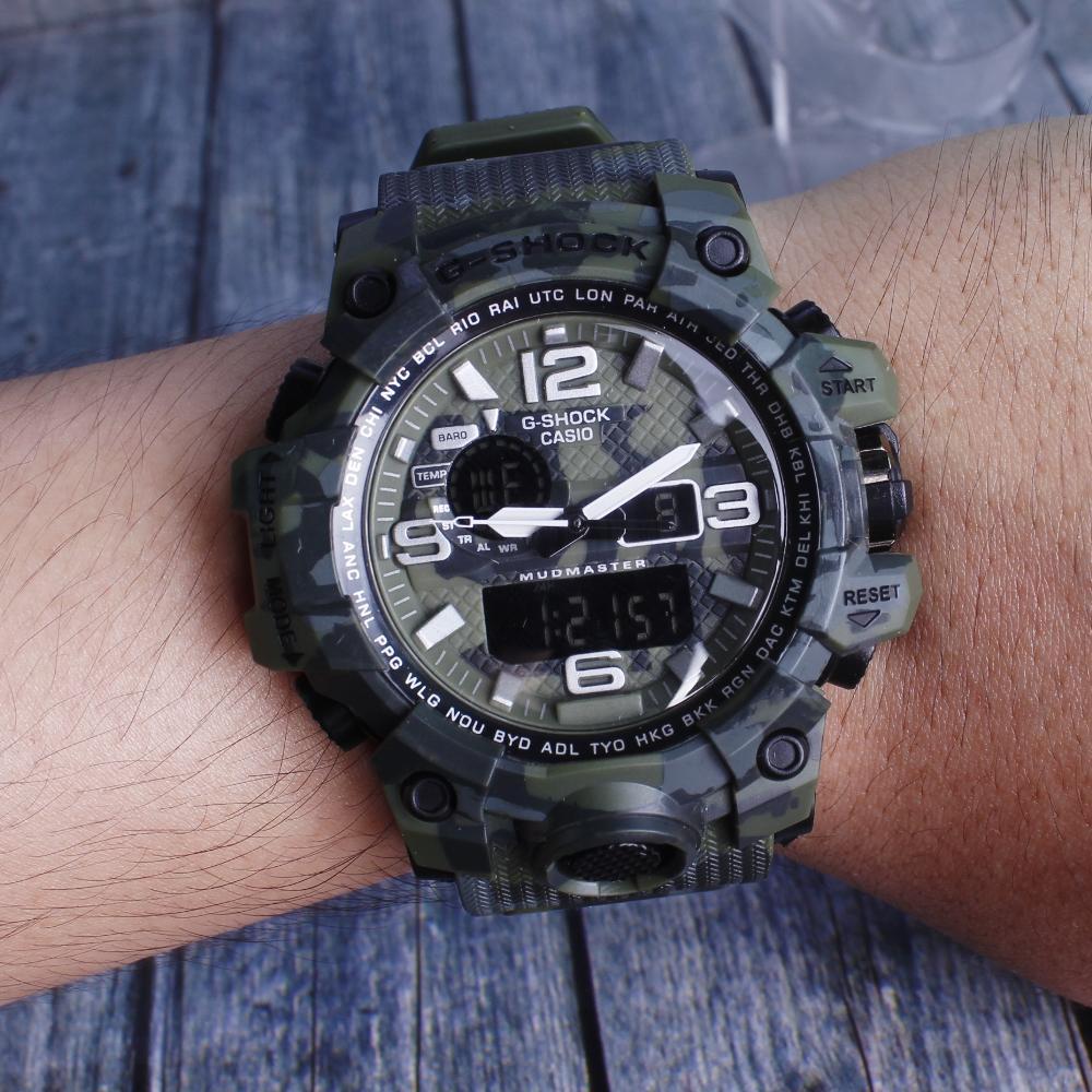 Jam Tangan Pria G SHOCK ARMY HIJAU