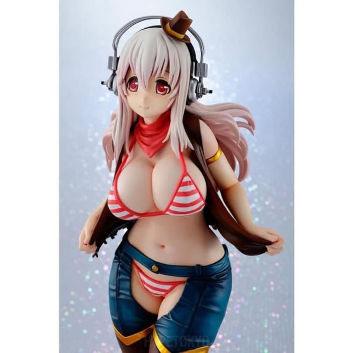 Anime Girl Vertex Super Sonico Cowgirl Complete PVC Figure