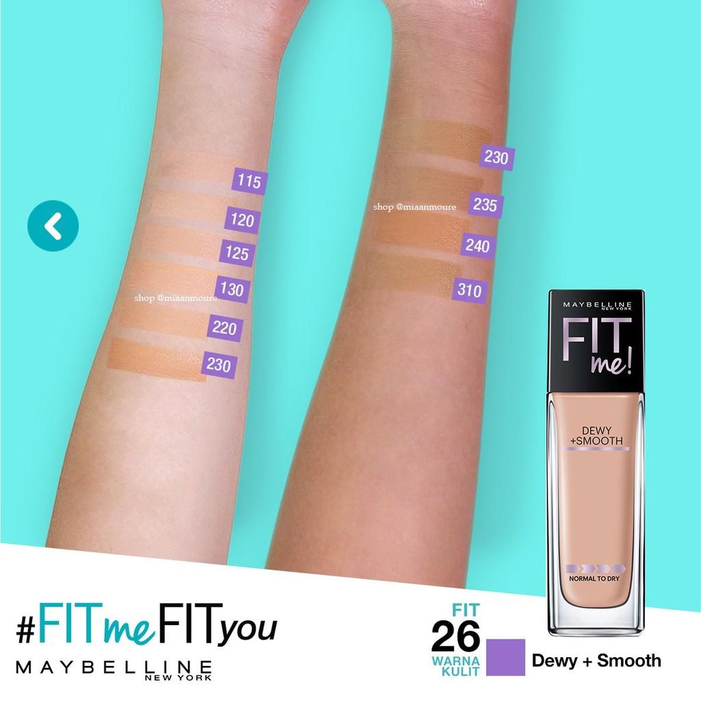 Maybelline Fit Me Dewy and Smooth Foundation 230. Natural Buff