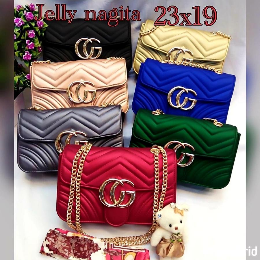 galery tas jelly matte nagita 23cm besar BISA BAYAR DI TEMPAT marmont new arival 2018 tas selempang wanita-tas wanita import.free syal boneka