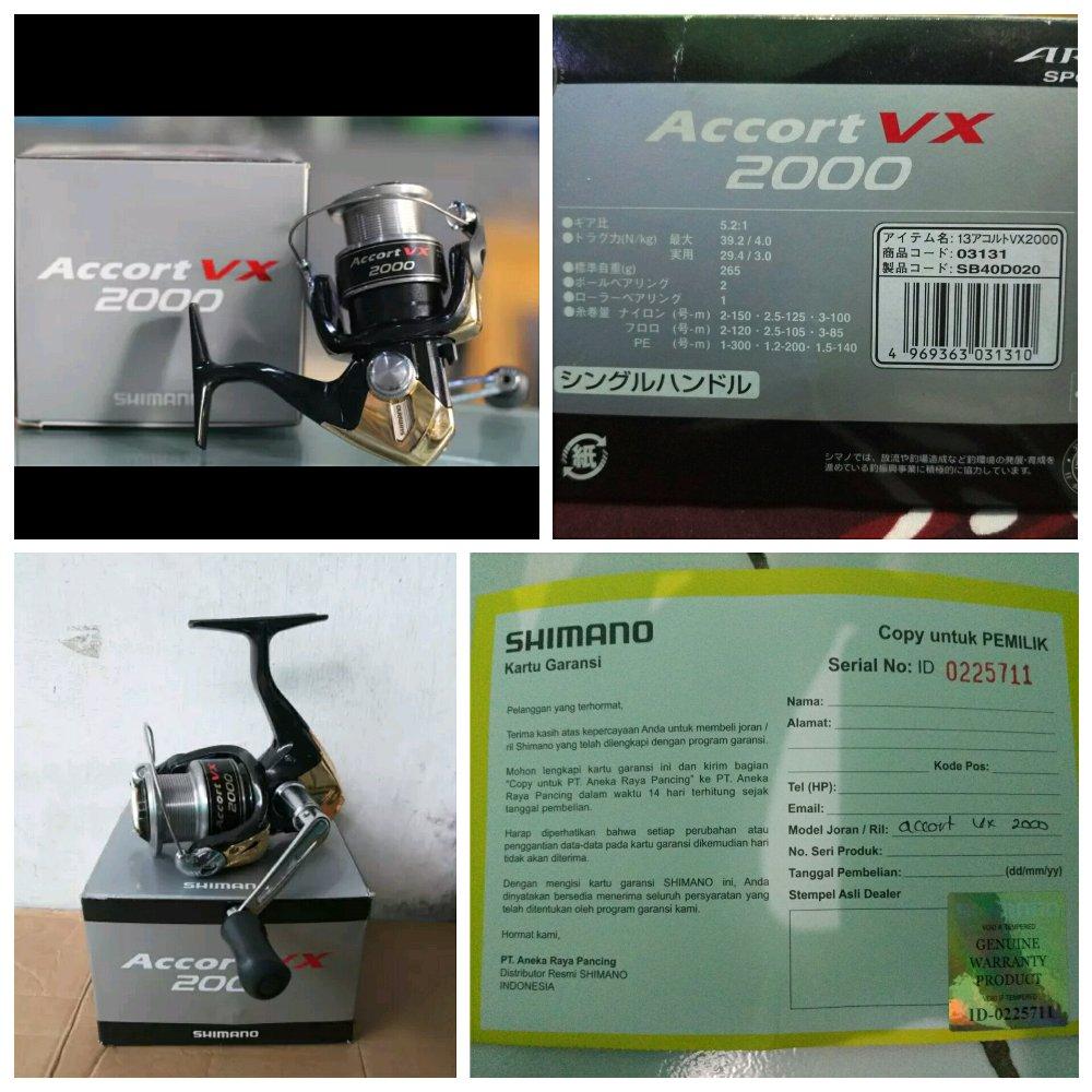 Alat Pancing Reel SHIMANO ACCORT VX 2000 # Fishing Erik fishingerik