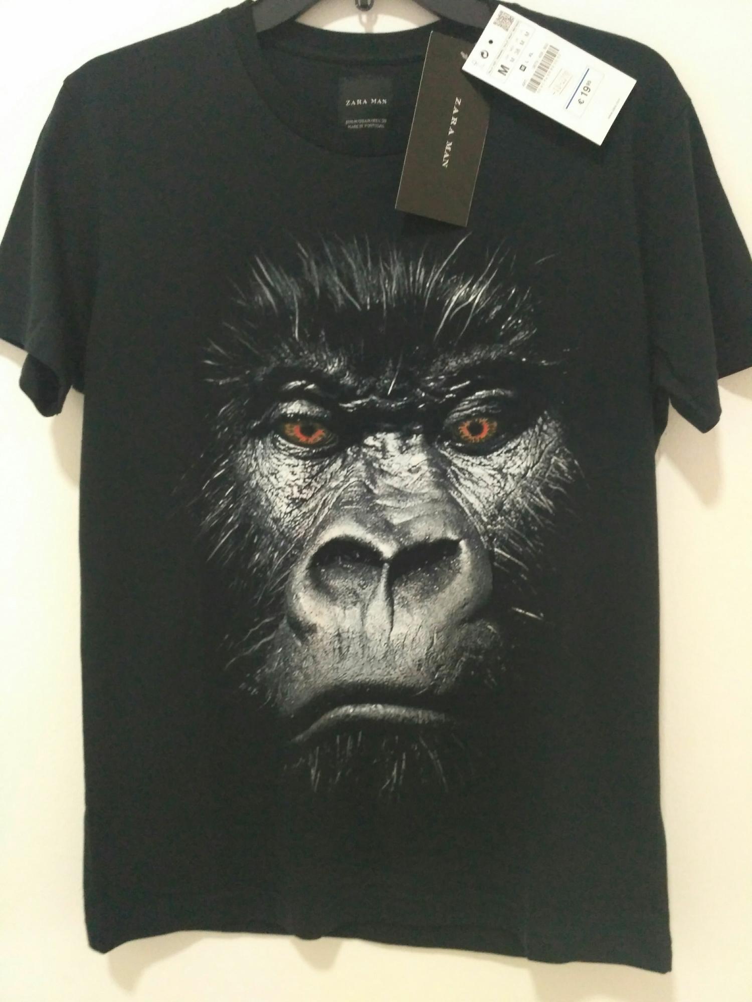 Kaos Zara man animal 0032
