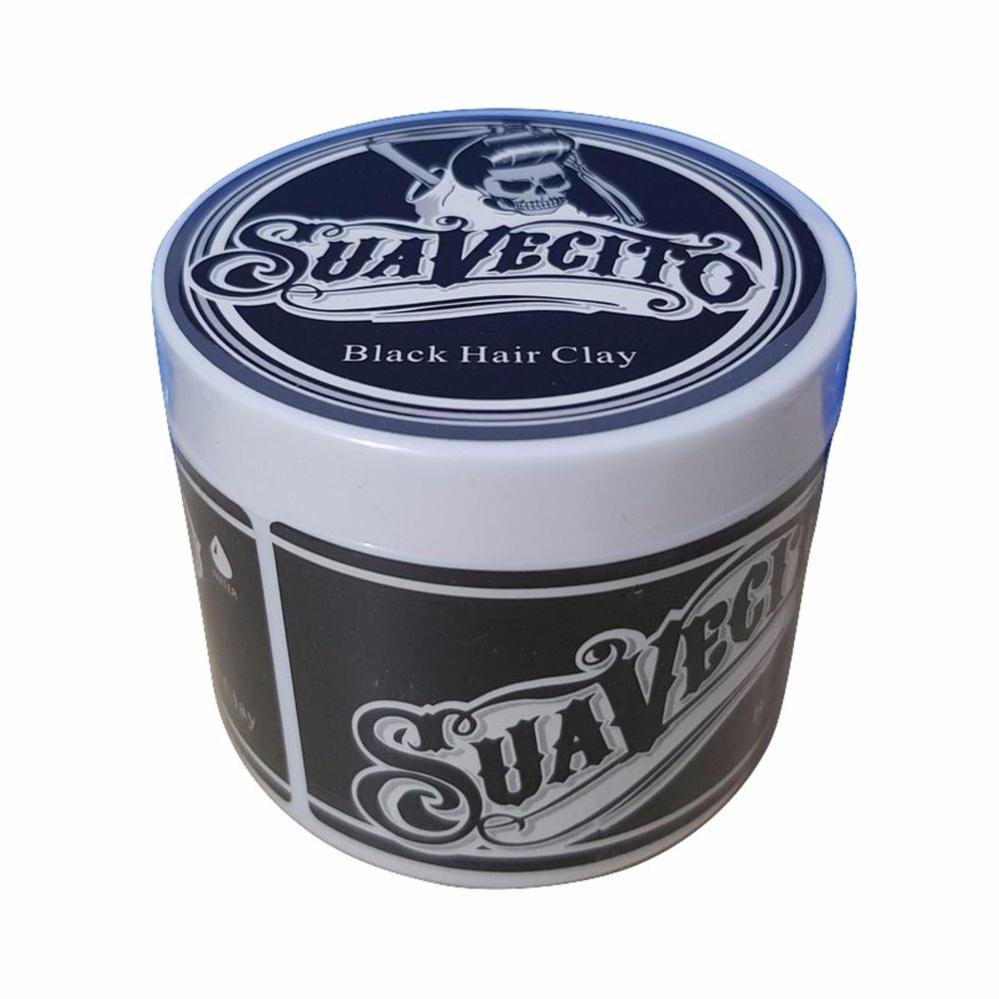 Pomade Suavecito Coloring Wax Black - Warna Hitam - Claybased / Clay based - Free Sisir Saku - Hair Wax - Minyak Rambut