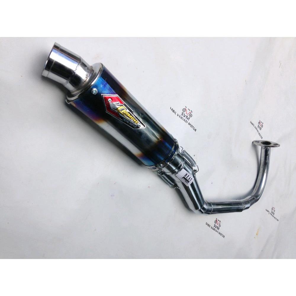 PROMO........BARU Knalpot CHA Pelangi Motor All Metik Yamaha Mio Honda Beat Vario DLL