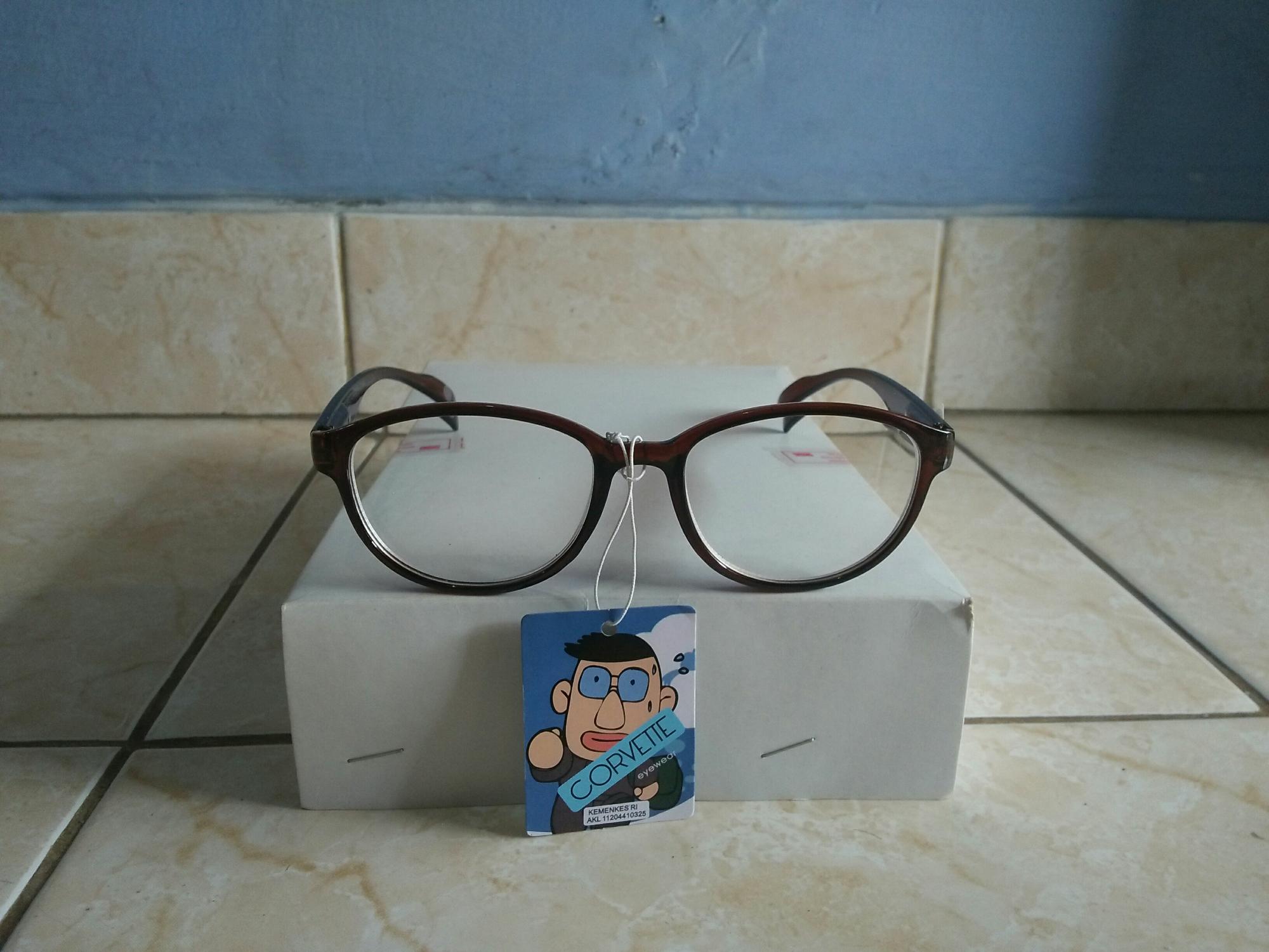 Promo kacamata minus 2.00 murah kacamata oval trendy gaya kacamata baca zo114