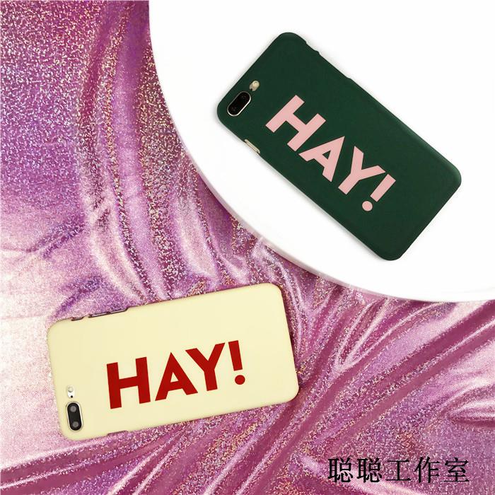 Gaya Korea Selubung Ponsel Huruf Simple English Hardcase IPhone7 Lulur