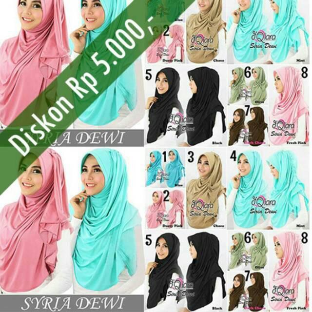HIJAB/ JILBAB SYRIA DEWI 2 IN 1
