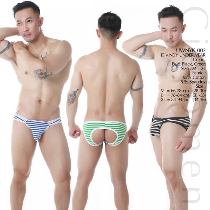 Best Seller!! Nyk Uwnyk-002 Underwear Cd Backdoor Bikini Thong Brief Gstring Sempak - ready stock