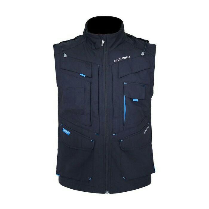 Rompi Harian Waterproof & Windproof | Respiro Shutter vest R1 Navy