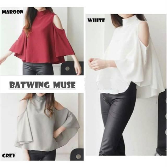 Vshop91jkt - Blouse Batwing Muse Blouse Babol Blouse Muse Blus Wanita Cewek Kaos Fruits Crop Top Tee Blouse Wanita Rok Wanita Rok Korea Rok Rumbai Sweater wanita Baju Off Shoulder Kemeja Casual Baju Korea Baju Kemeja Baju Vneck Kaos Vneck Atasan Wanita