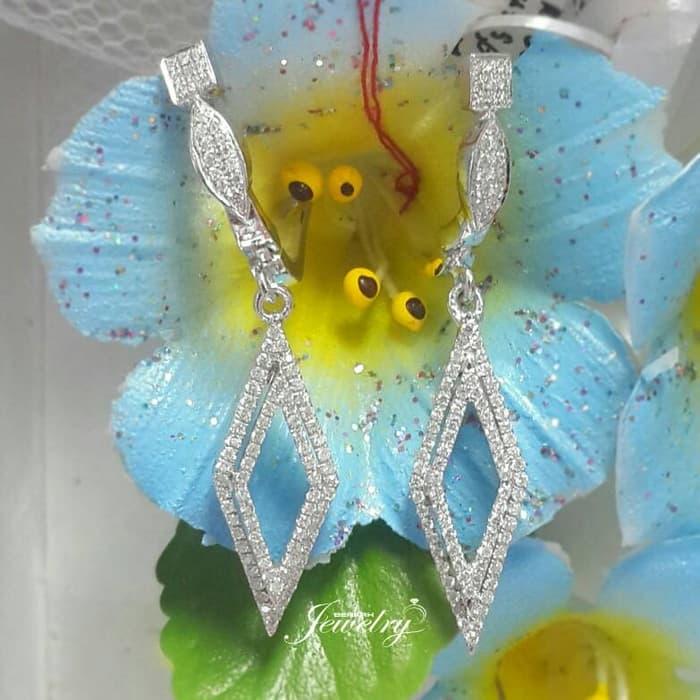 NEW PROMO Anting Giwang Emas Berlian 0,53 Carat Sepasang Natural Diamond