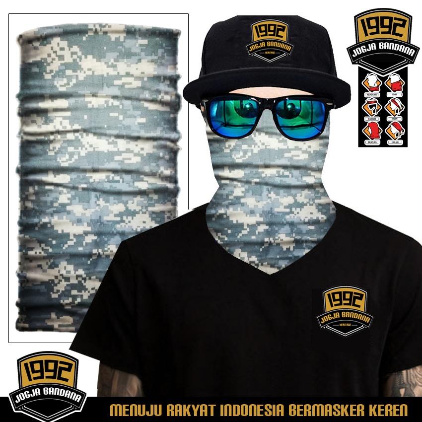Jogja Bandana Buff (BELI 3 GRATIS 1) bandana masker serbaguna elastis Tanpa sambungan (Seamless) - Limited Edition