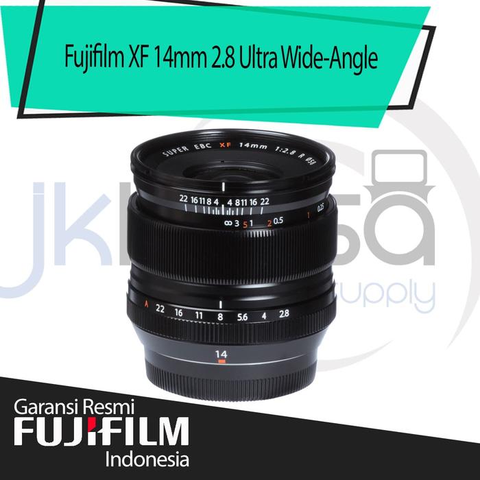 Fujifilm Fujinon XF 14mm F2.8 R Ultra Wide Angle Lensa Kamera - Hitam jklensa Garansi Resmi Fujifilm