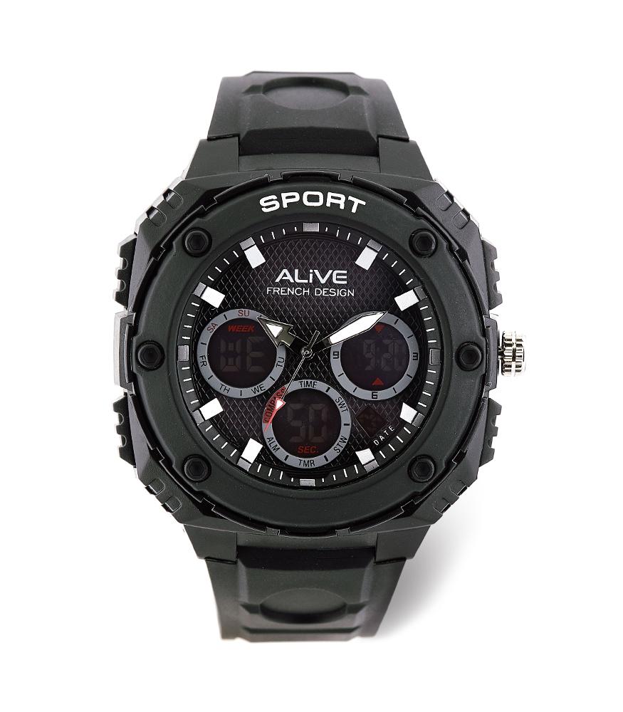 Alive Jam Tangan Pria Onew Black-GPU1082B5