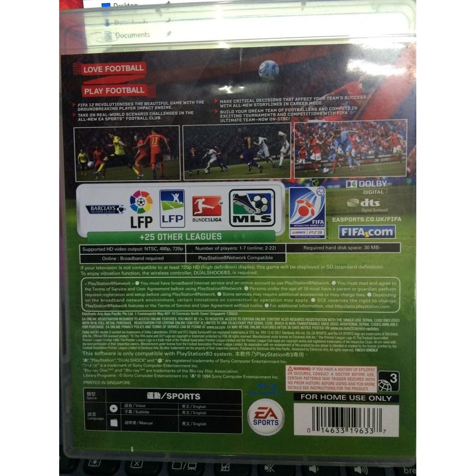 Promo KASET GAME MURAH CD BD DISC ORIGINAL PS3 FIFA 12 BEKAS Limited