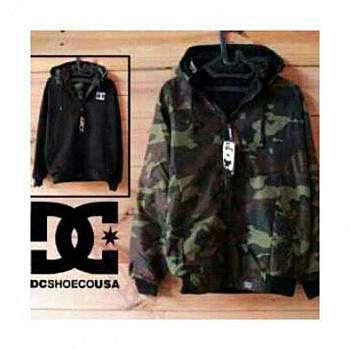 theclover JAKET ARMY DC BOLAK BALIK/ATASAN PRIA/jaket BOMBER