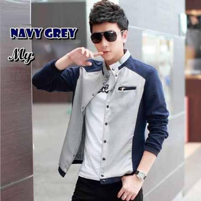 TERLARIS Jaket Switer Cowok Pria PB423