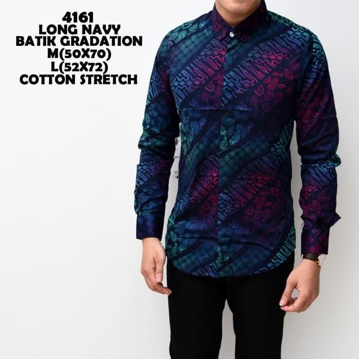 HARGA PROMO!!! Baju Batik Slimfit Laki-Laki kemeja pria | kemeja batik panjang - OJQjBI