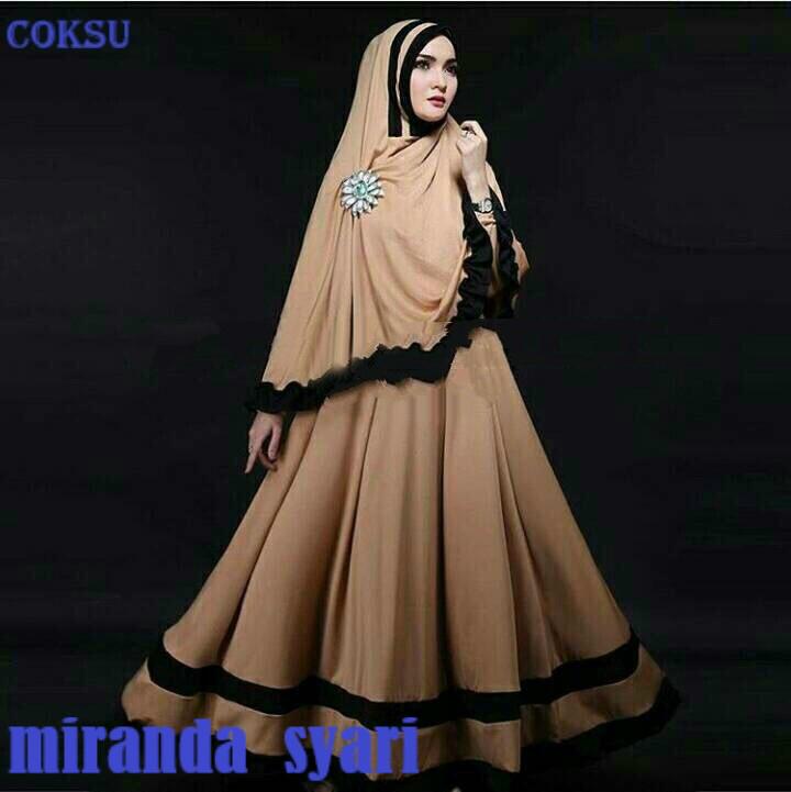 Baju muslim/pakaian wanita muslim/Gamis set Mayya syari Matt Full Jersey