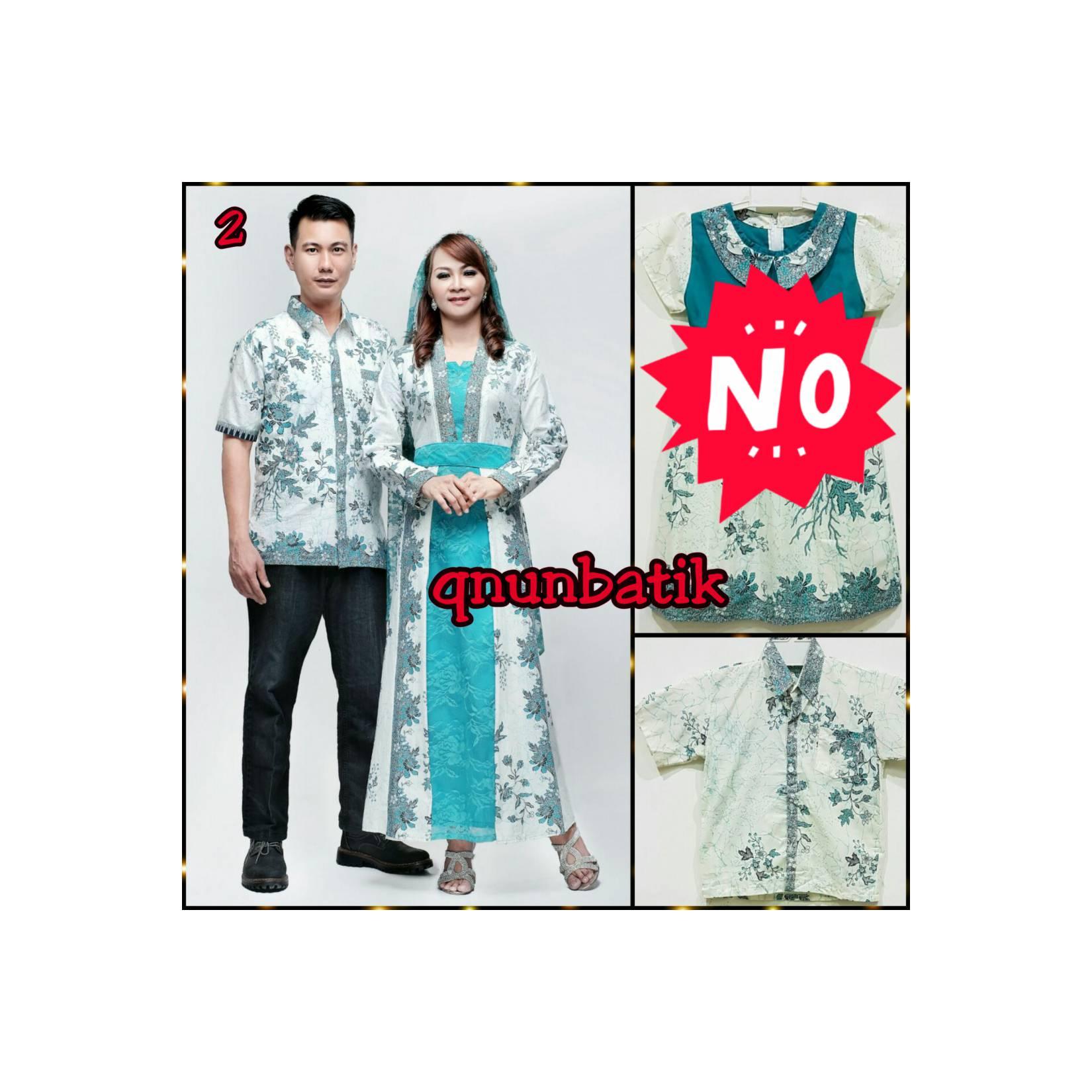 BATIK KELUARGA FAMILY GAMIS JUMBO XL KRISDAYANTI DASAR CREAM