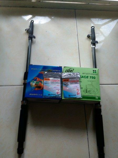 satu set Pancing siap pakai untuk kolam dan sungai