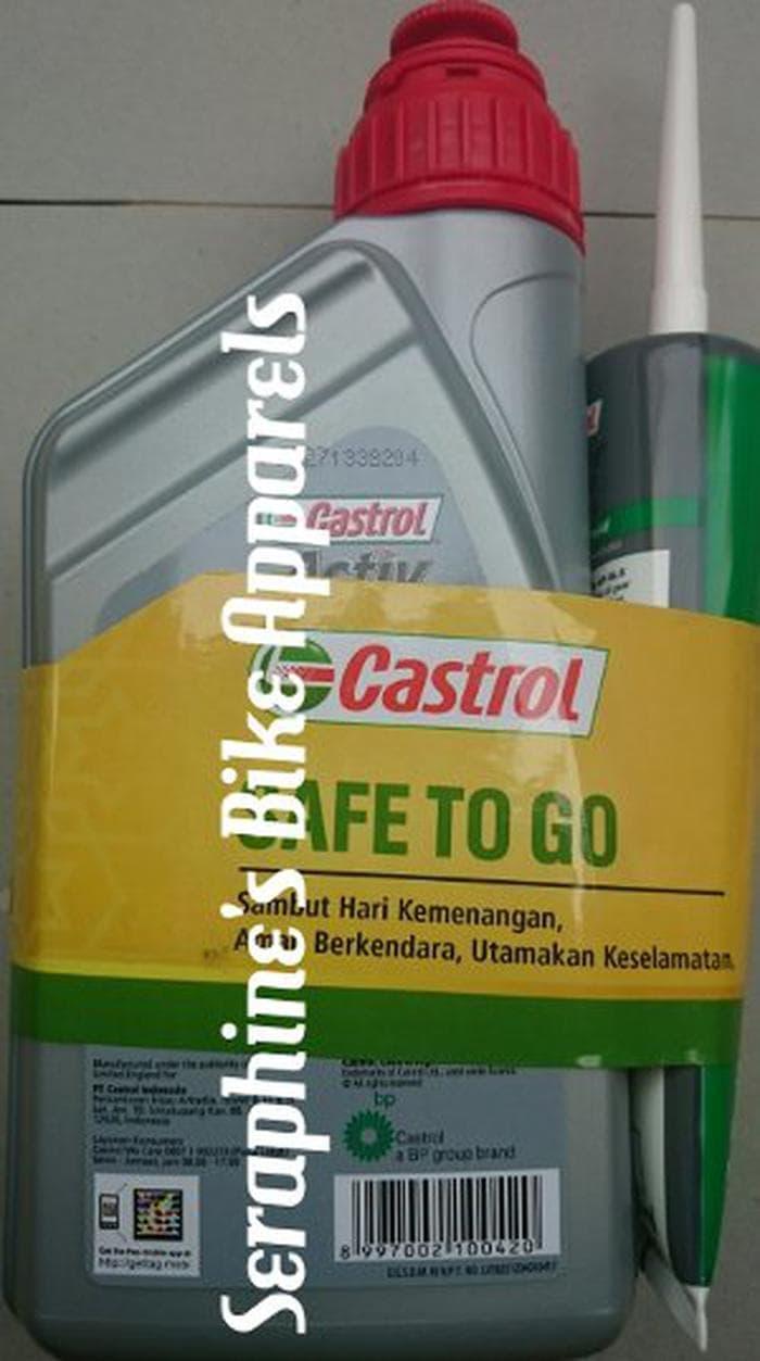 SERAPHINE'S BIKE - PAKET OLI CASTROL ACTIV MATIC SCOOTER 20W40 0.8L