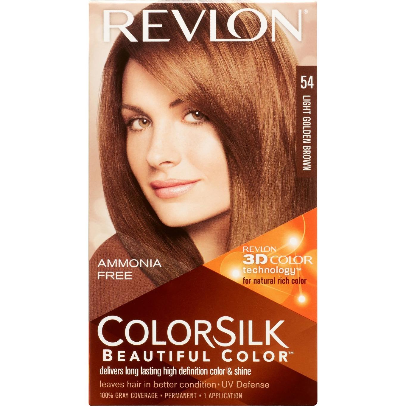 REVLON 54 Light Golden Brown - Pewarna Rambut Alami Bebas Amonia