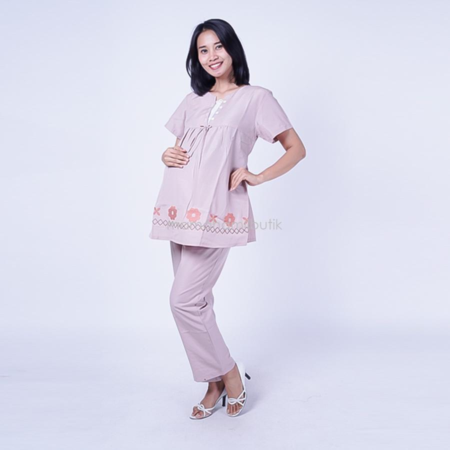 Ning Ayu Setelan Hamil V Renda Rose - STD 73 / Baju Hamil Muslim / Baju hamil Kerja / Baju Hamil dan Menyusui / Baju Hamil Lucu / Baju Hamil Panjang / Baju Hamil Modern / Baju Hamil Wanita / Baju Hamil Kerja Muslim