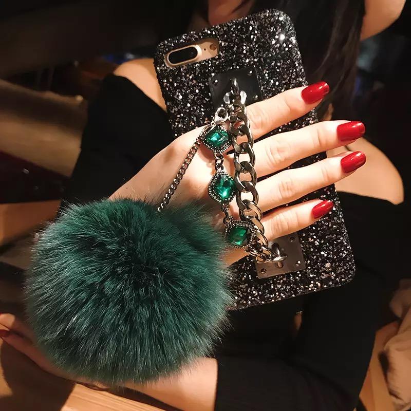 Blink diamond fur case oppo a37 / oppo a39 / oppo a57 / oppo f1s / oppo f5 / oppo f3 / oppo f1 plus / oppo f7 / vivo v5 / vivo v5s / vivo v7 / vivo v7 plus / vivo v9