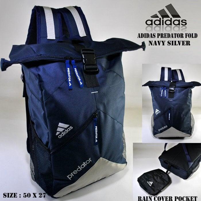 TAS ADIDAS PREDATOR FOLD TAS RANSEL ADIDAS MURAH TAS SEKOLAH GROSIR - b04pks