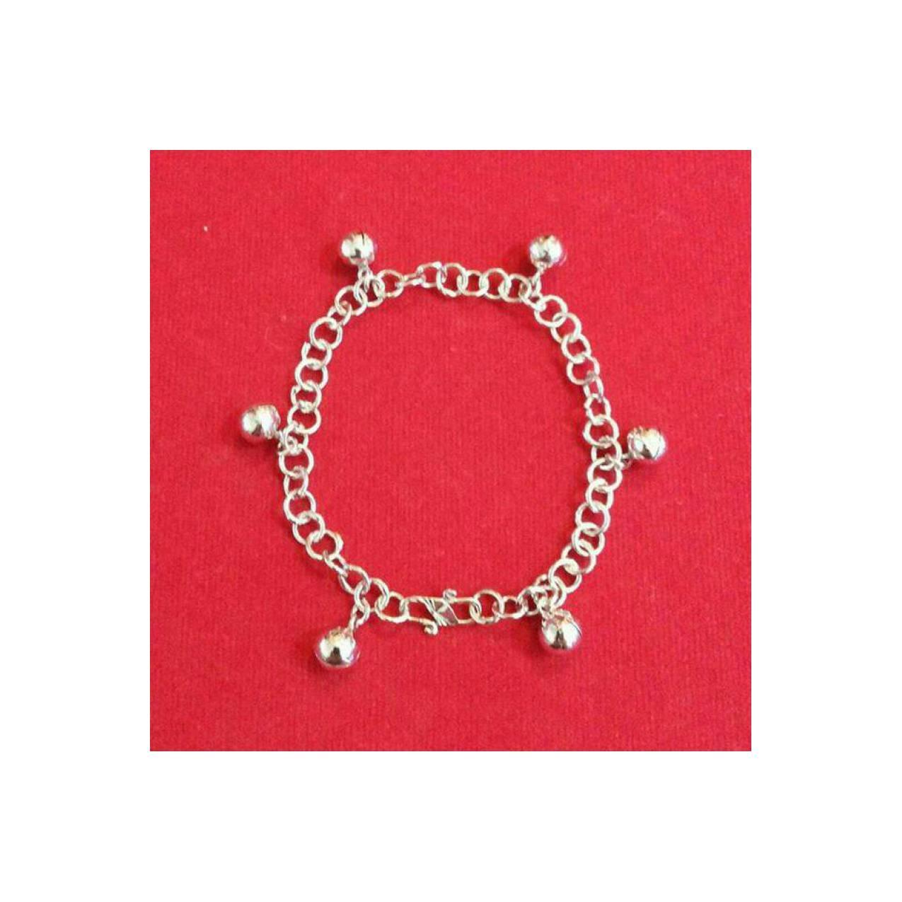 GELANG TANGAN / KAKI ANAK / BAYI / BALITA PERAK 925 LAPIS EMAS PUTIH