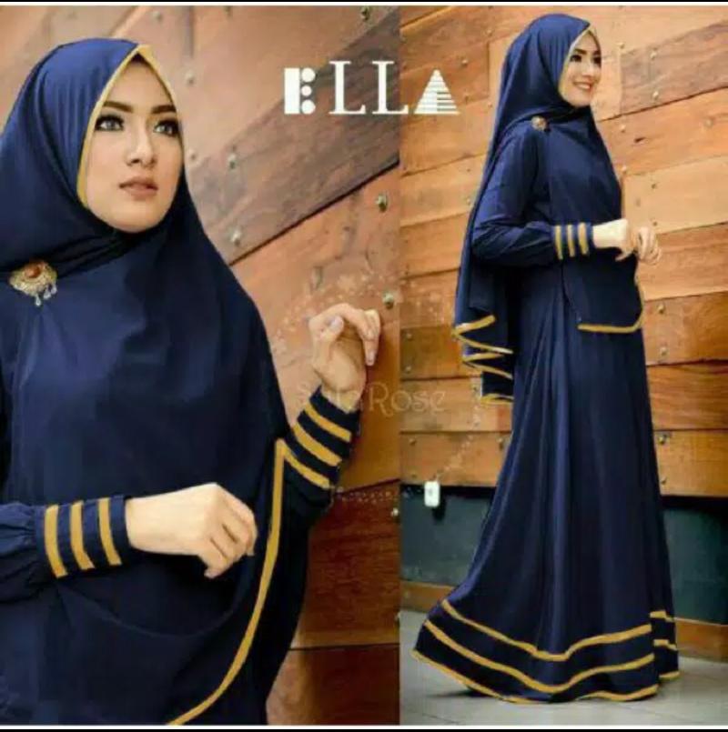 M Fashion - gamis muslim ella / hijab muslim / maxi wanita / syari'i / muslimah / dress muslim / syari syfarose M Fashion - gamis muslim ella / hijab muslim / maxi wanita / syari'i / muslimah / dress muslim / syari syfarose