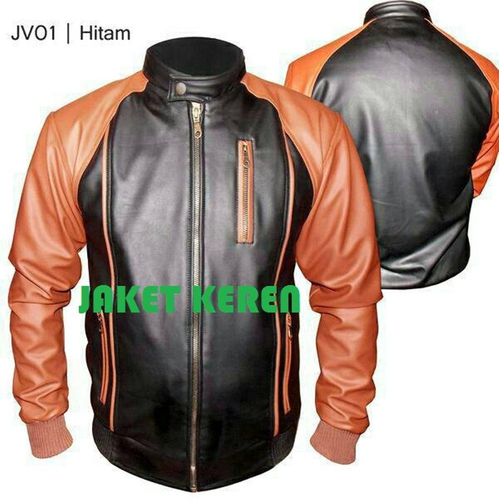 HARGA TERMURAH...!!! Jaket Semi Kulit Sintetis Varsity / Letterman JV0 di lapak Grosir Jaket Kulit Garut grosirjaketkulitgarut
