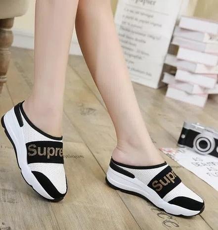 Sepatu Louis Vuitton Supreme 4930-1 white