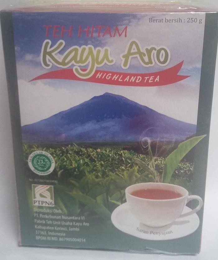 Teh Kayu Aro Hitam 250 gram / oleh-oleh Khas Jambi