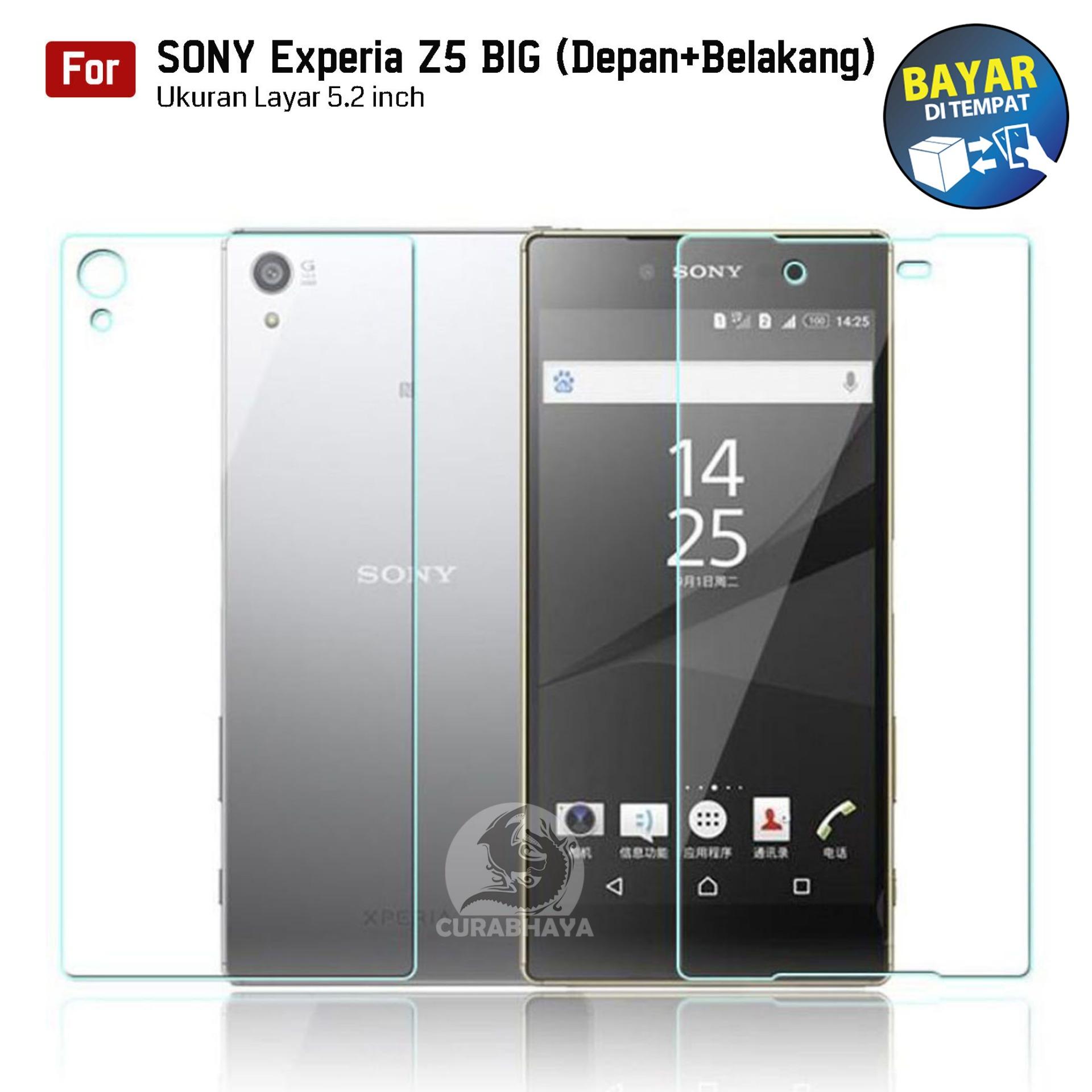 Kong Tempered Glass Sony Xperia Experia Z5 BIG (Depan+Belakang) / Docomo / Dual / E6653 / E6683 / E6603 | (Front+Back) 9H Screen Protector 0.32mm - Bening