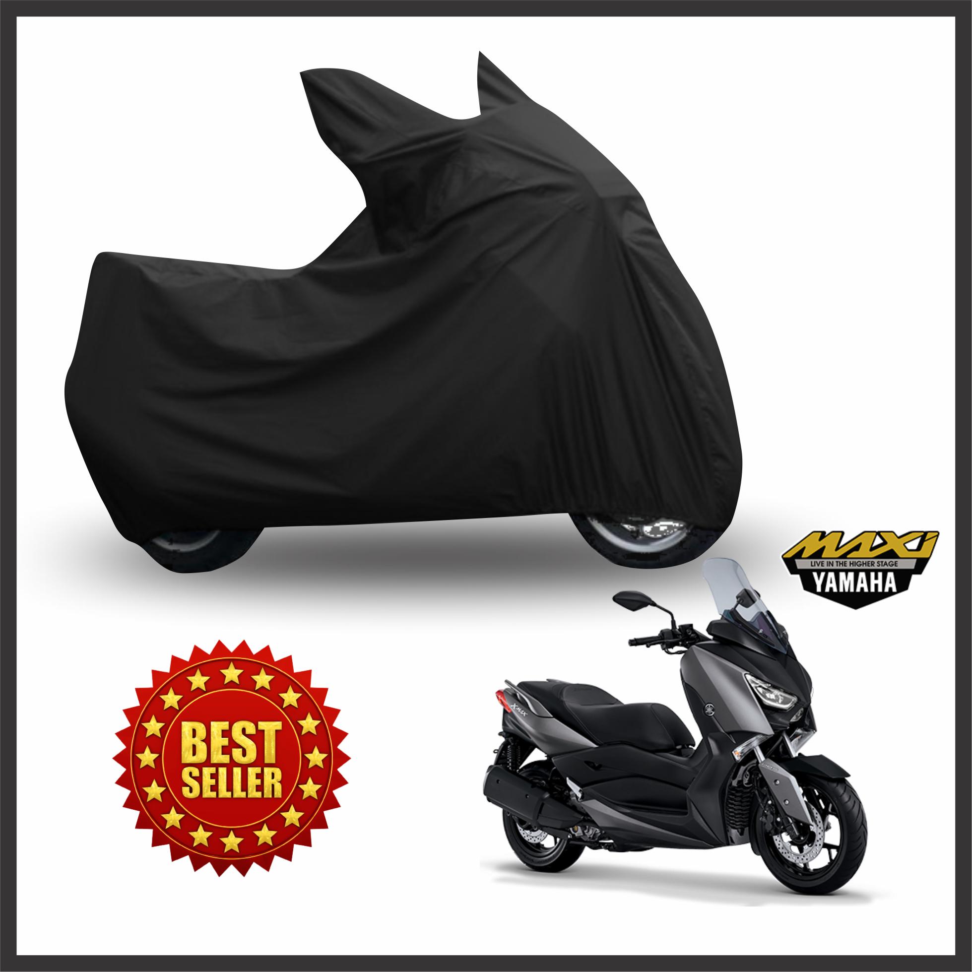 PALING DICARI - Cover Motor Yamaha Xmax 250cc / Sarung Motor Yamaha Xmax 250cc / Pelindung Motor Yamaha Xmax 250cc Premium Hitam Metalik