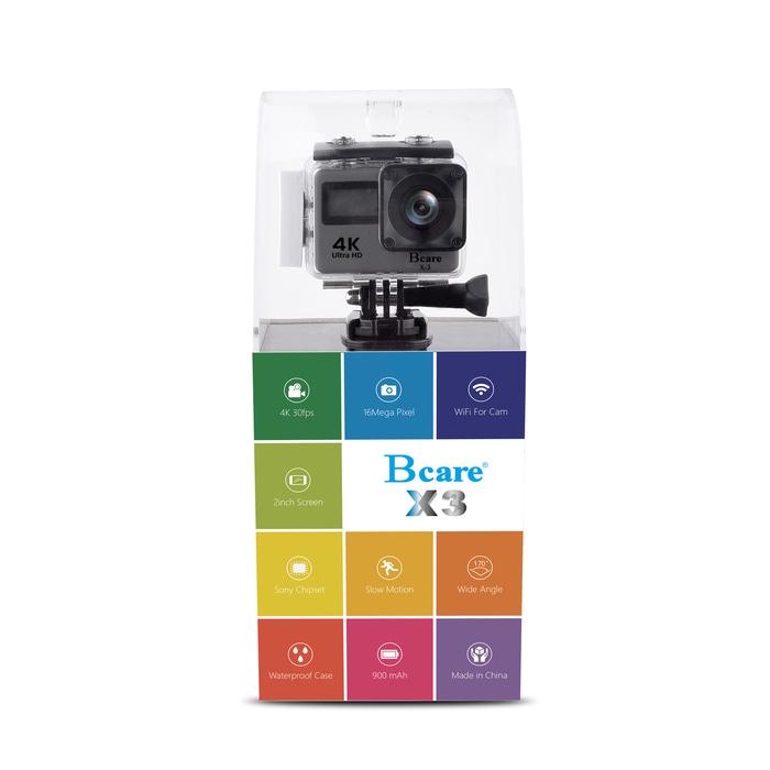 SALE - GoPro Bcare BCam X3 Action Camera WiFi 16 MP 4K SonySensor  Original