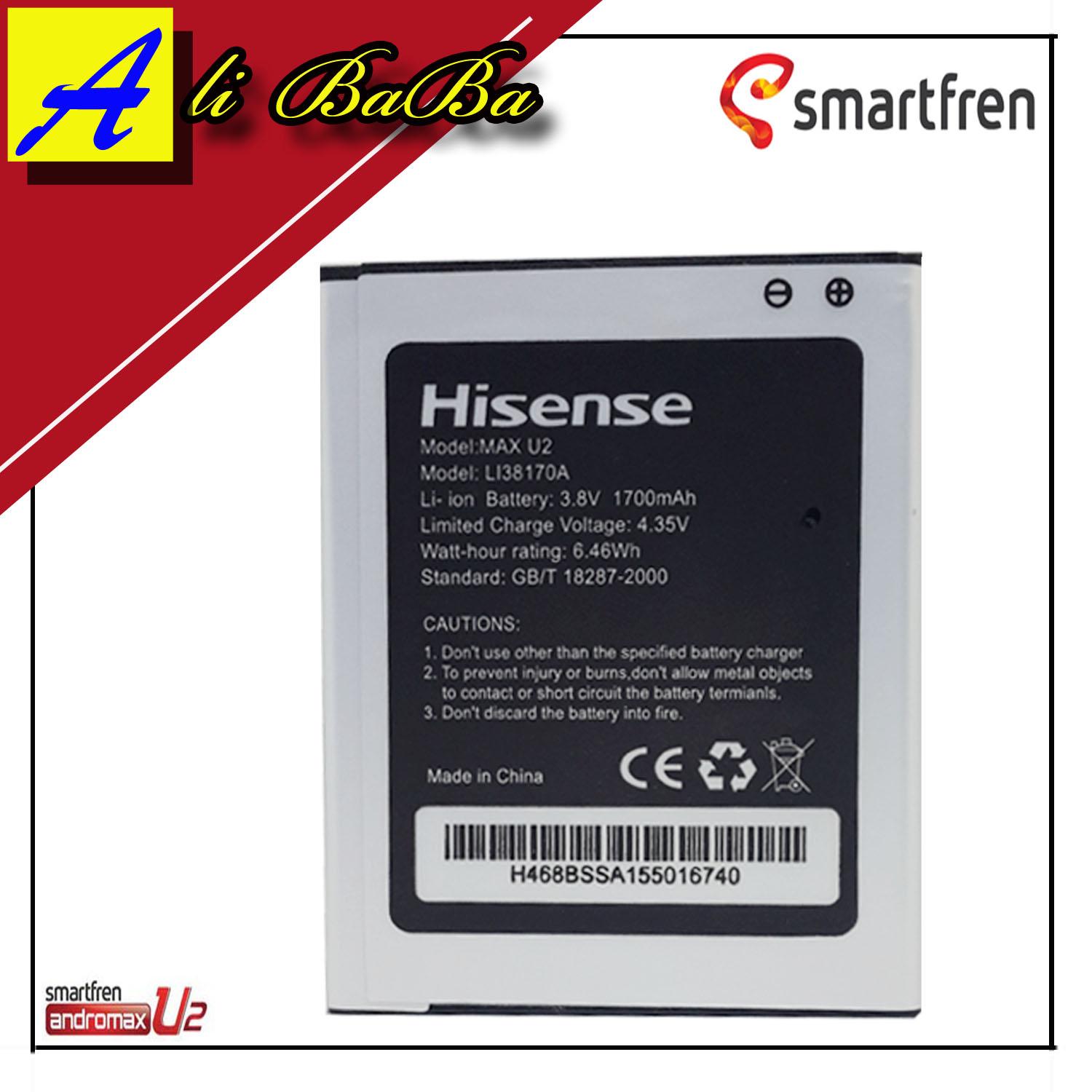 Baterai Handphone Smarfren Andromax U2 4G LTE E2 Plus Andromax Qi Li38170A Battery HP Andromax U2