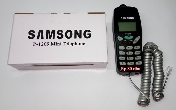 Samsong Mini Telephone P-1209 Telpon mini Telkom / FWP / FWT / GSM
